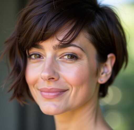 Quelle coupe courte privilégier pour sublimer et affiner un visage rond ?