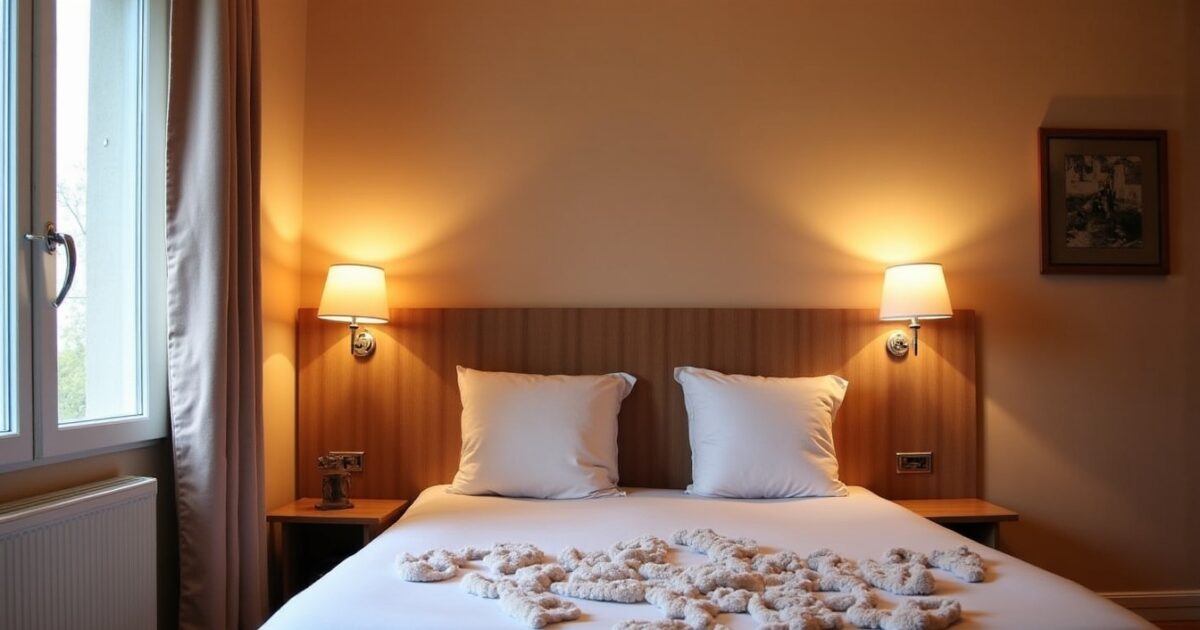 Love room à Valenciennes : l'intimité cosy d'un appartement-hôtel pour votre escapade romantique