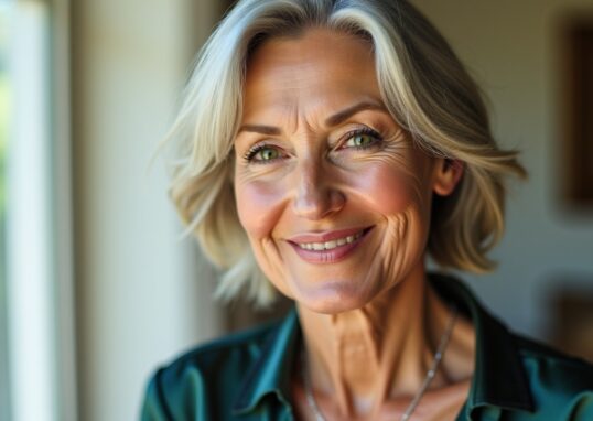 Sublimer les yeux verts après 50 ans : astuces maquillage pour un regard éclatant