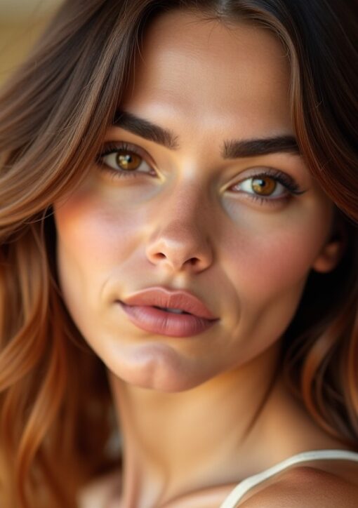 Quelle teinte de cheveux sublimerait les yeux marron et le teint clair ?