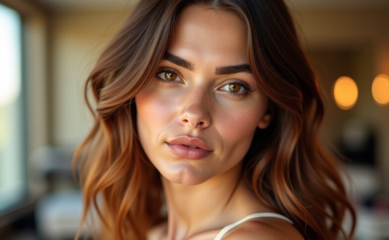 Quelle teinte de cheveux sublimerait les yeux marron et le teint clair ?