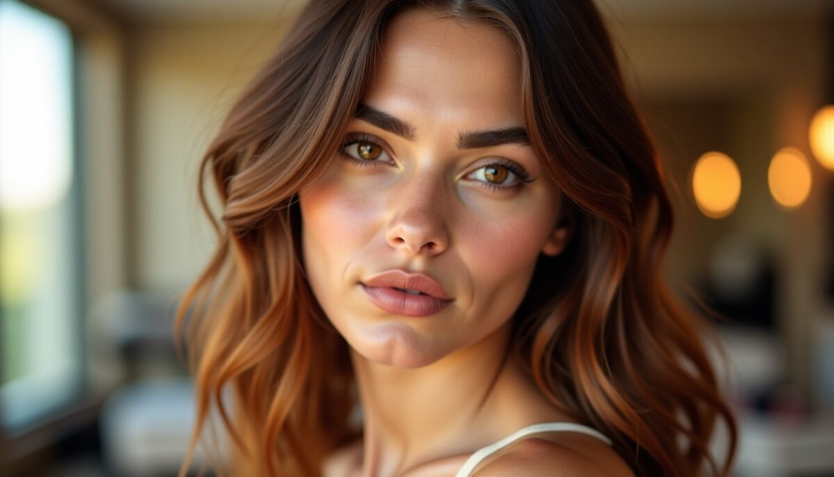 Quelle teinte de cheveux sublimerait les yeux marron et le teint clair ?